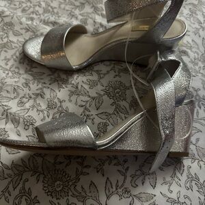 Elegant Silver Women's Sandals